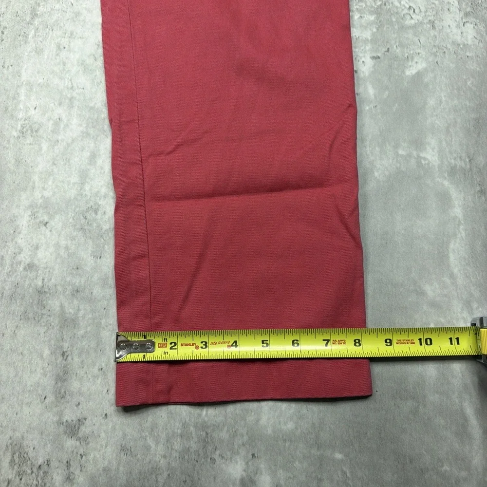 Polo Ralph Lauren Bedford Chino Classic Fit Red Cotton Twill Pants Size 32x30